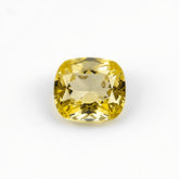 Yellow Sapphire 1PC Medium 9x9 MM Cushion Faceted Yellow Lustrous Precious Loose Gemstone