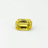 Yellow Sapphire 1PC Small 6x8 MM Emerald Faceted Yellow High-Quality Precious Loose Gemstones