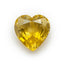 Yellow Sapphire 1PC Large 12x12 MM Heart Faceted Yellow High-Quality Precious Loose Gems