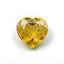 Yellow Sapphire 1PC Chunky 15x15 MM Heart Faceted Yellow Superior Precious Gems