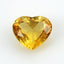 Yellow Sapphire 1PC Chunky 16x16 MM Heart Faceted Yellow Pure Precious Loose Gems