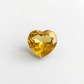 Yellow Sapphire 10PC Tiny 3x3 MM Heart Faceted Yellow Fiery Precious Gems