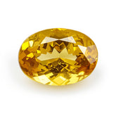 Yellow Sapphire 1PC Large 9x11 MM Oval Faceted Yellow Sparkling Precious Gems