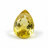 Yellow Sapphire 1PC Large 10x12 MM Pear Faceted Yellow Fiery Precious Gems