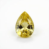 Yellow Sapphire 1PC Small 6x9 MM Pear Faceted Yellow Fine Precious Loose Gemstone