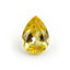 Yellow Sapphire 1PC Large 8x12 MM Pear Faceted Yellow Pure Precious Loose Gemstones