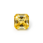 Yellow Sapphire 1PC Tiny 6x6 MM Square Faceted Yellow Polished Precious Loose Gemstones