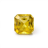 Yellow Sapphire 1PC Small 7x7 MM Square Faceted Yellow Splendid Precious Gems