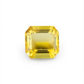 Yellow Sapphire 1PC Small 8x8 MM Square Faceted Yellow Luster Precious Loose Gems