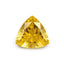 Yellow Sapphire 1PC Large 10x10 MM Triangle Faceted Yellow Shine Precious Loose Gemstones