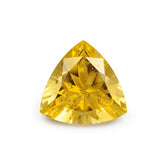 Yellow Sapphire 1PC Large 10x10 MM Triangle Faceted Yellow Shine Precious Loose Gemstones