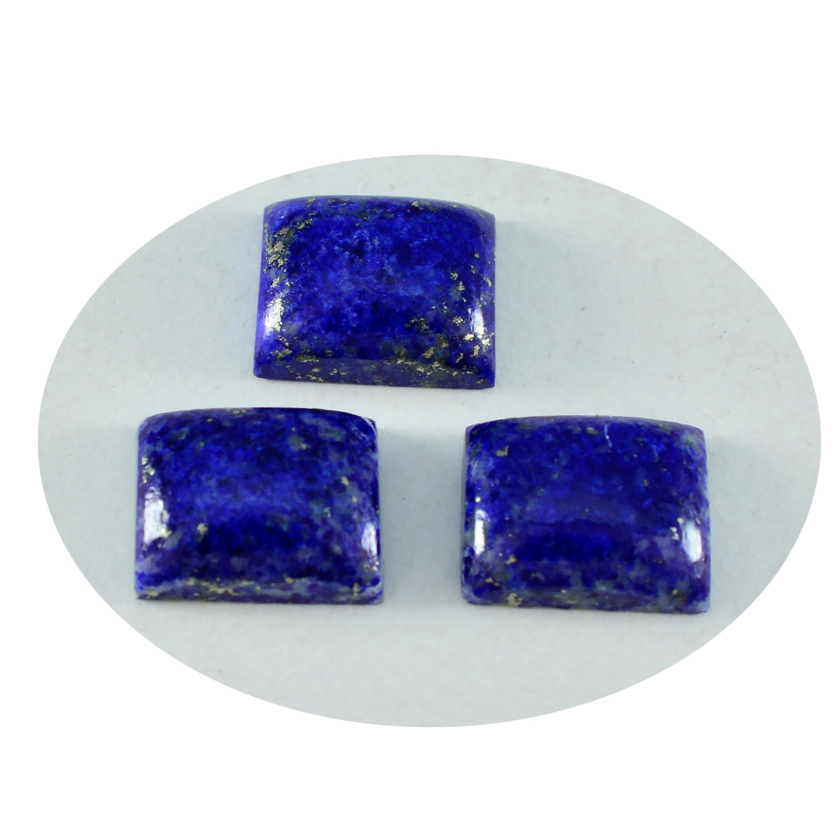 riyogems 1pc blu lapislazzuli cabochon 9x11 mm forma ottagonale pietra preziosa sciolta di qualità eccezionale
