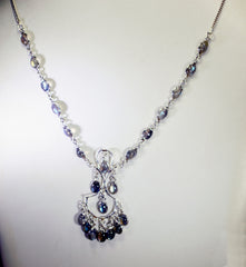 casually 925 solid sterling silver fair natural gray necklace gift uk