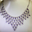 exporter 925 solid sterling silver resplendent genuine purple necklace gift uk