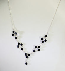 handcrafted 925 solid sterling silver adorable natural black necklace gift uk