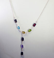 jewellery 925 solid sterling silver adorable genuine multi necklace gift uk