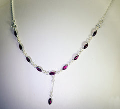 normaly 925 solid sterling silver grand genuine red necklace gift uk