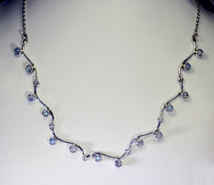 normaly 925 solid sterling silver handsome natural white necklace gift uk