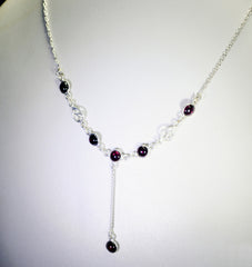 simply 925 solid sterling silver fine natural red necklace gift uk
