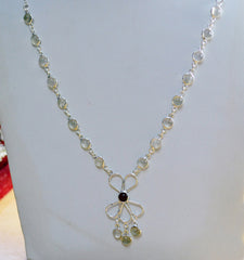 suppiler 925 solid sterling silver cute genuine multi necklace gift uk