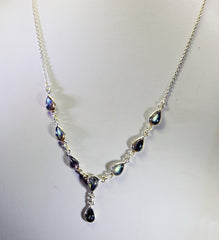 usual 925 solid sterling silver bonnie natural gray necklace gift uk