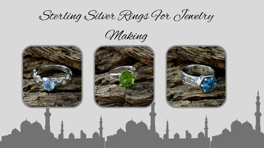 Sterling Silver Rings For Jewelry Making