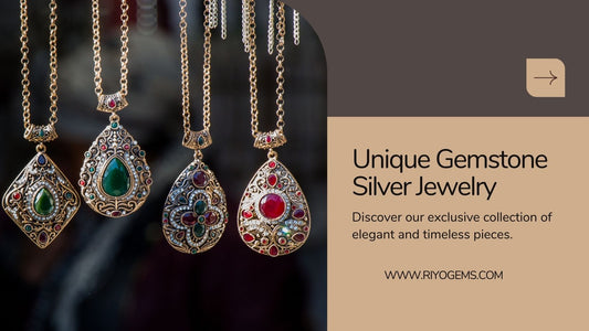 Unique Gemstone Silver Jewelry