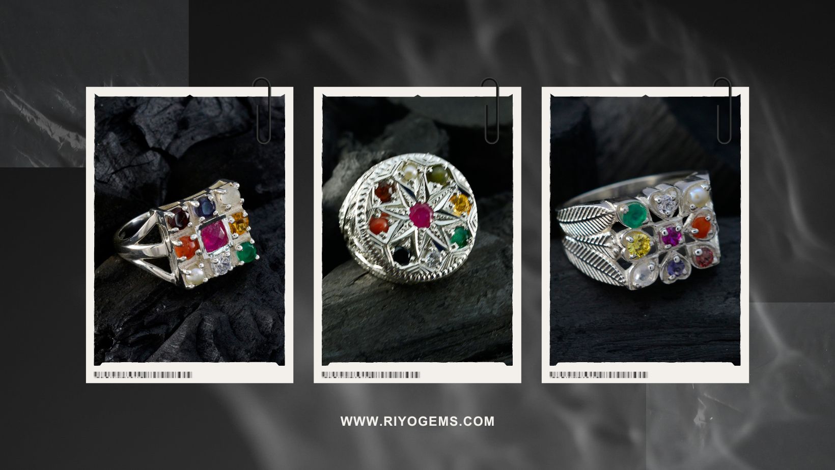 Beautiful collection of silver rings showcasing different designs and gemstone meanings including silver ring finger meaning