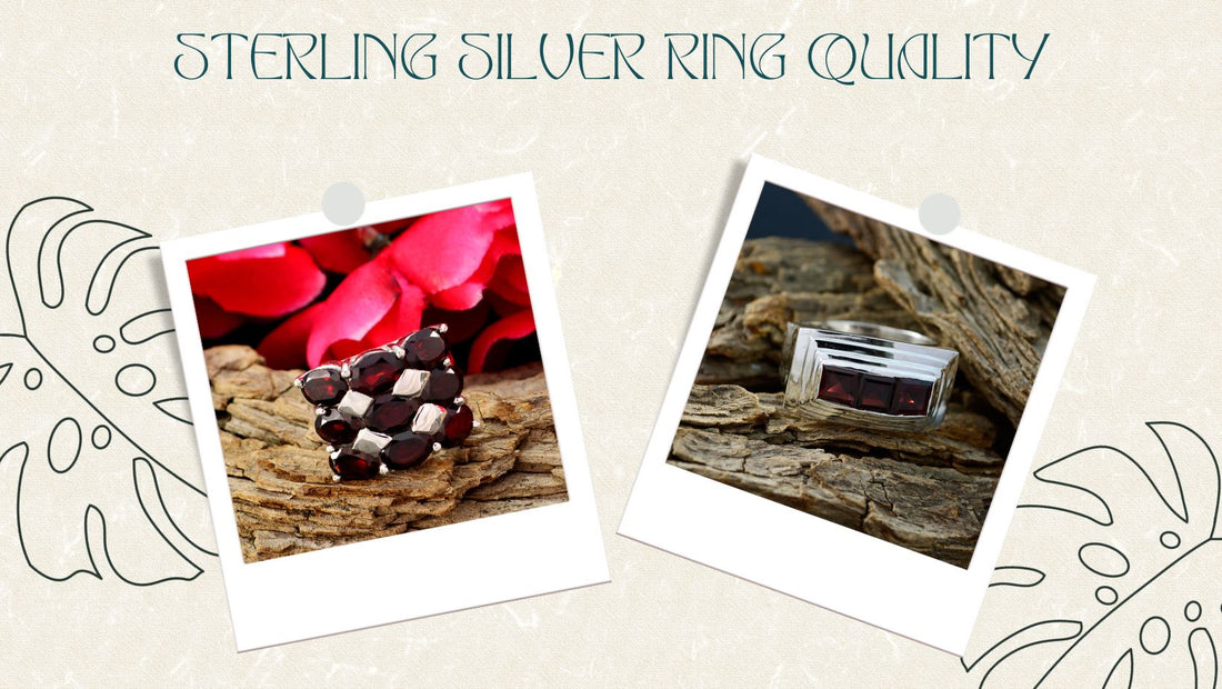 Elegant collection showcasing 925 sterling silver ring quality with intricate designs and gemstones