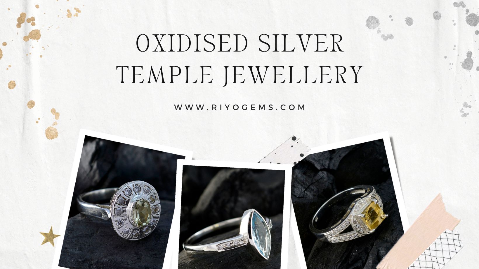 Oxidised Silver Temple Jewellery
