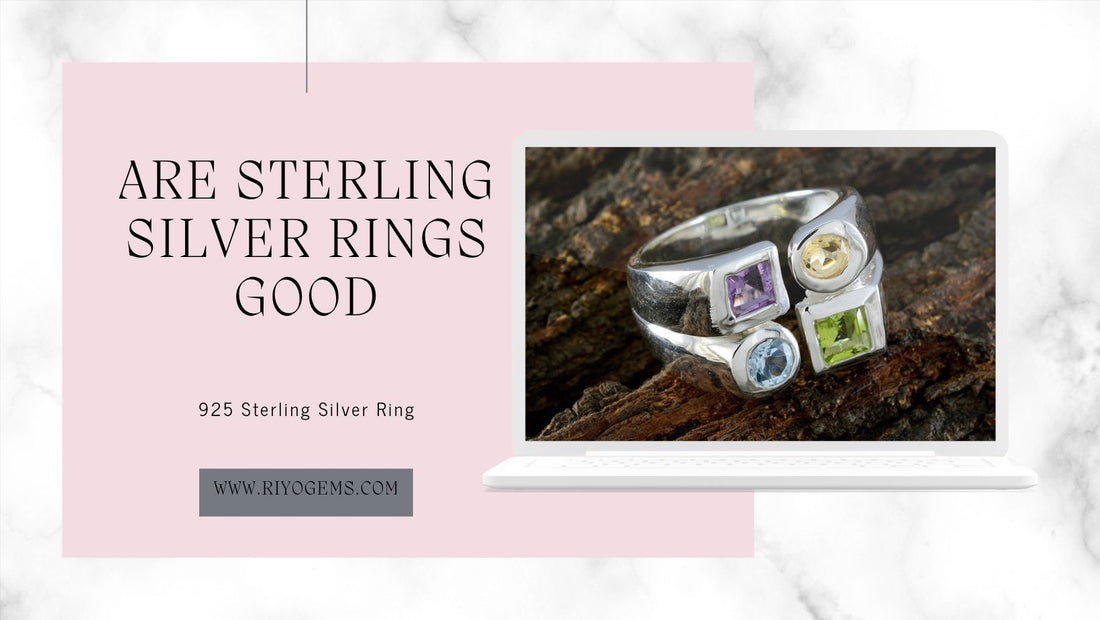 Beautiful 925 Sterling Silver Rings showcasing colorful gemstones, ideal for style and durability, Are Sterling Silver Rings Good