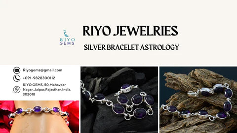 Handcrafted silver bracelet showcasing astrology benefits with vibrant gemstones for stylish wear