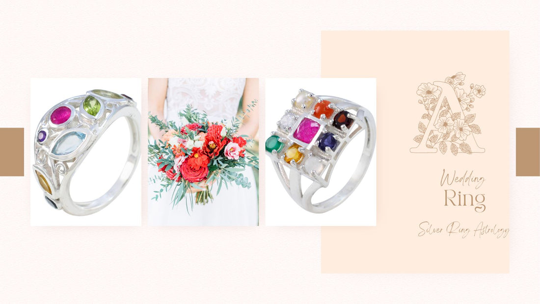 Unique silver rings showcasing vibrant gemstones, highlighting silver ring astrology benefits for style and meaning