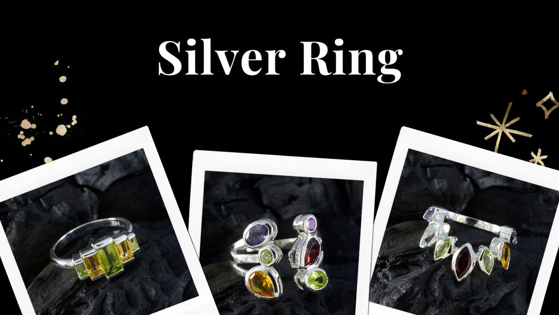 Elegant collection of gemstone silver jewelry worth showcasing unique silver rings with colorful gemstones