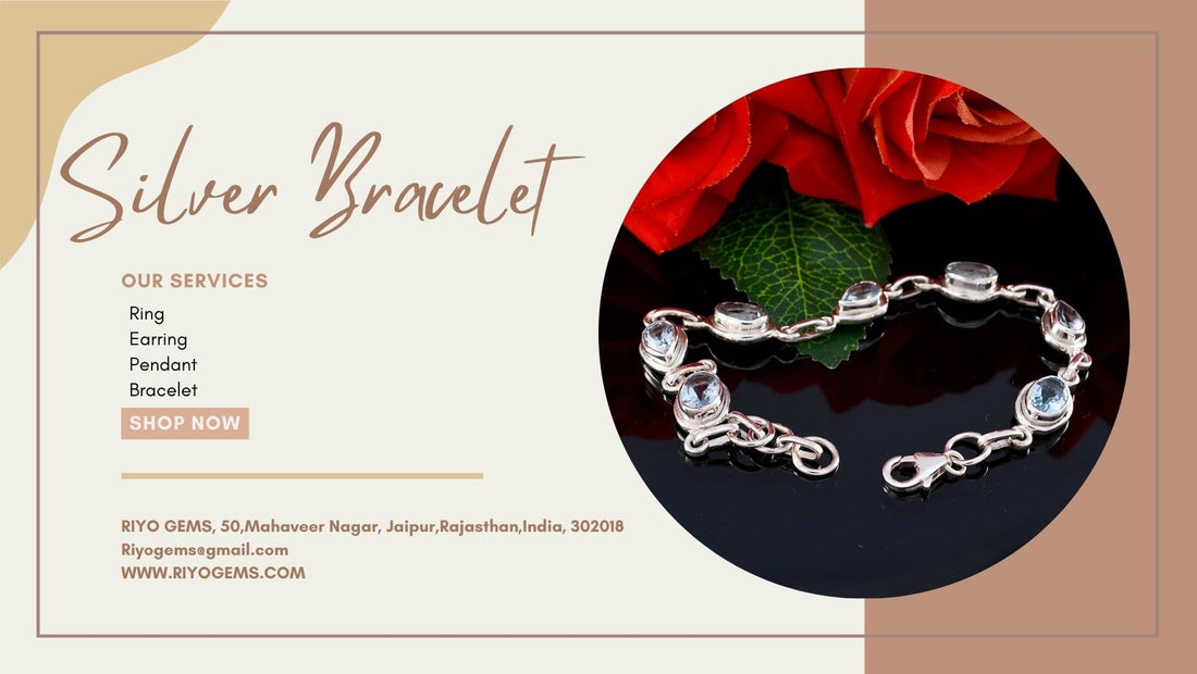 Silver bracelet displayed with roses, symbolizing the meaning of silver bracelet in dreams