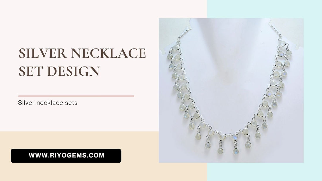 Silver Necklace Set Design