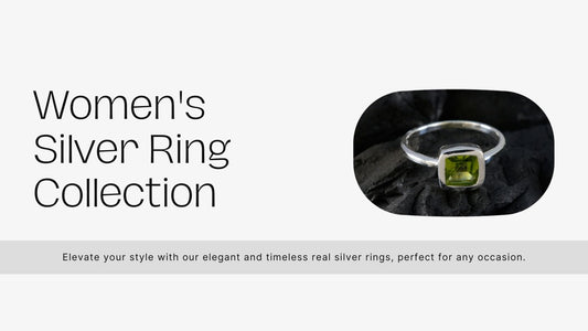 Women'S Real Silver Rings