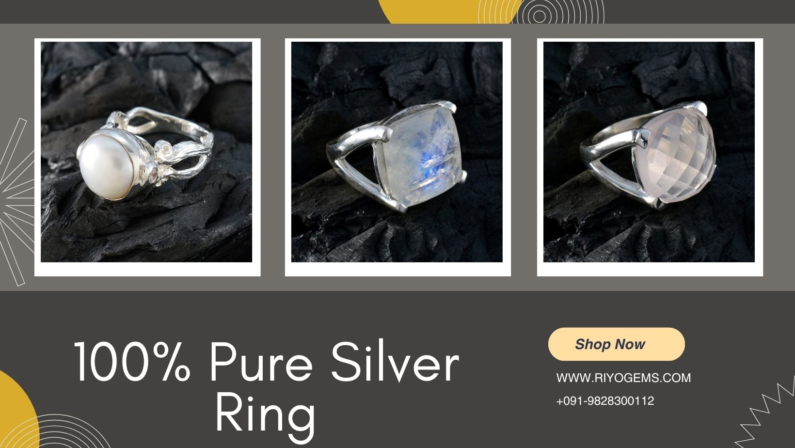 Elegant designs of pure silver ring benefits showcasing unique gemstones and craftsmanship