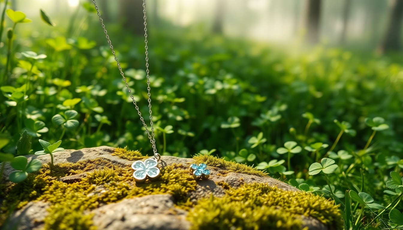jewelry with clover