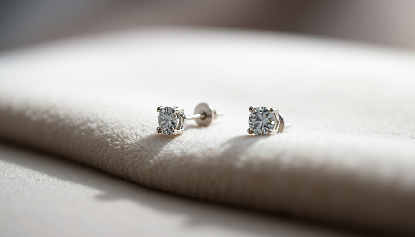 how to remove stud earrings