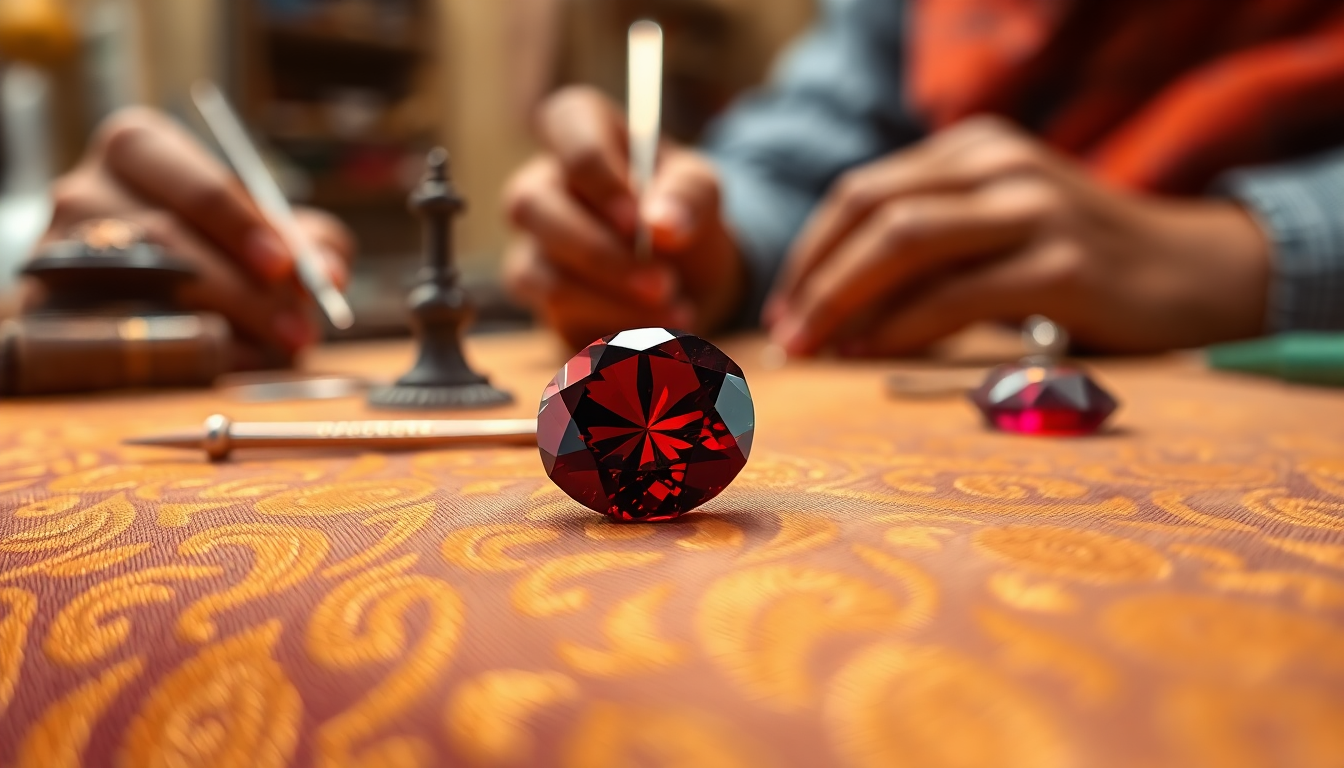 Discover the Allure of Pyrope Gemstones: A Journey into the Heart of Jaipur's Jewelry Craftsmanship