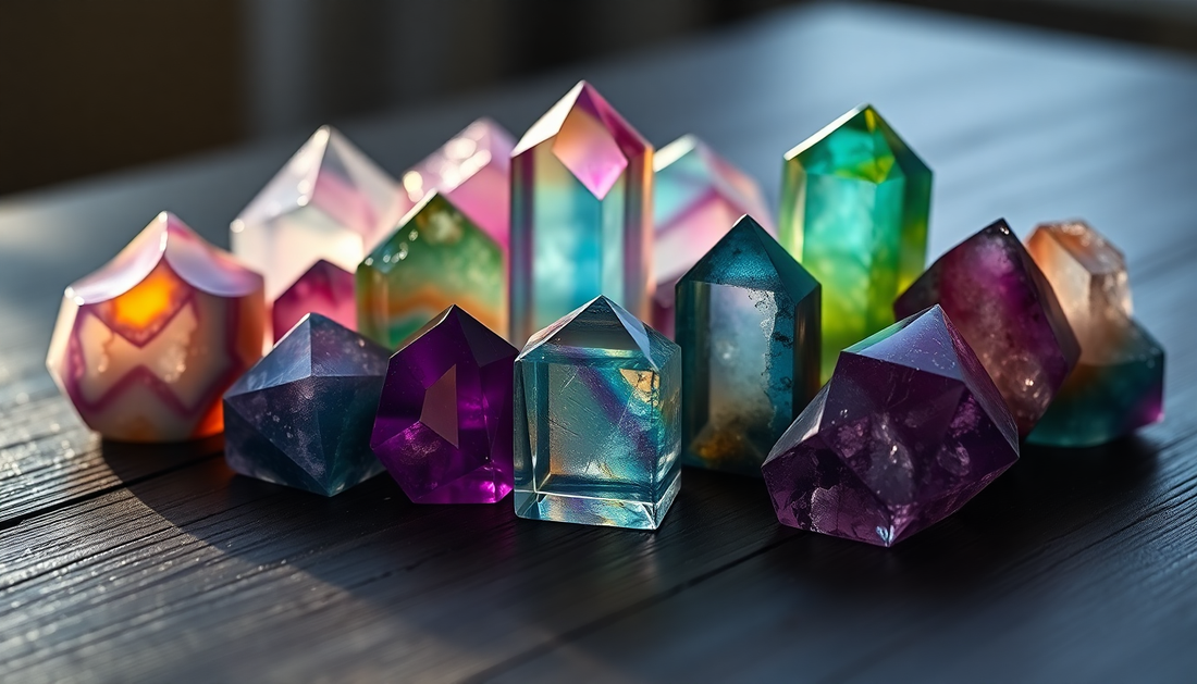 Unlock the Enchanting Beauty of Rainbow Fluorite Carvings: A Gemstone Lover's Guide