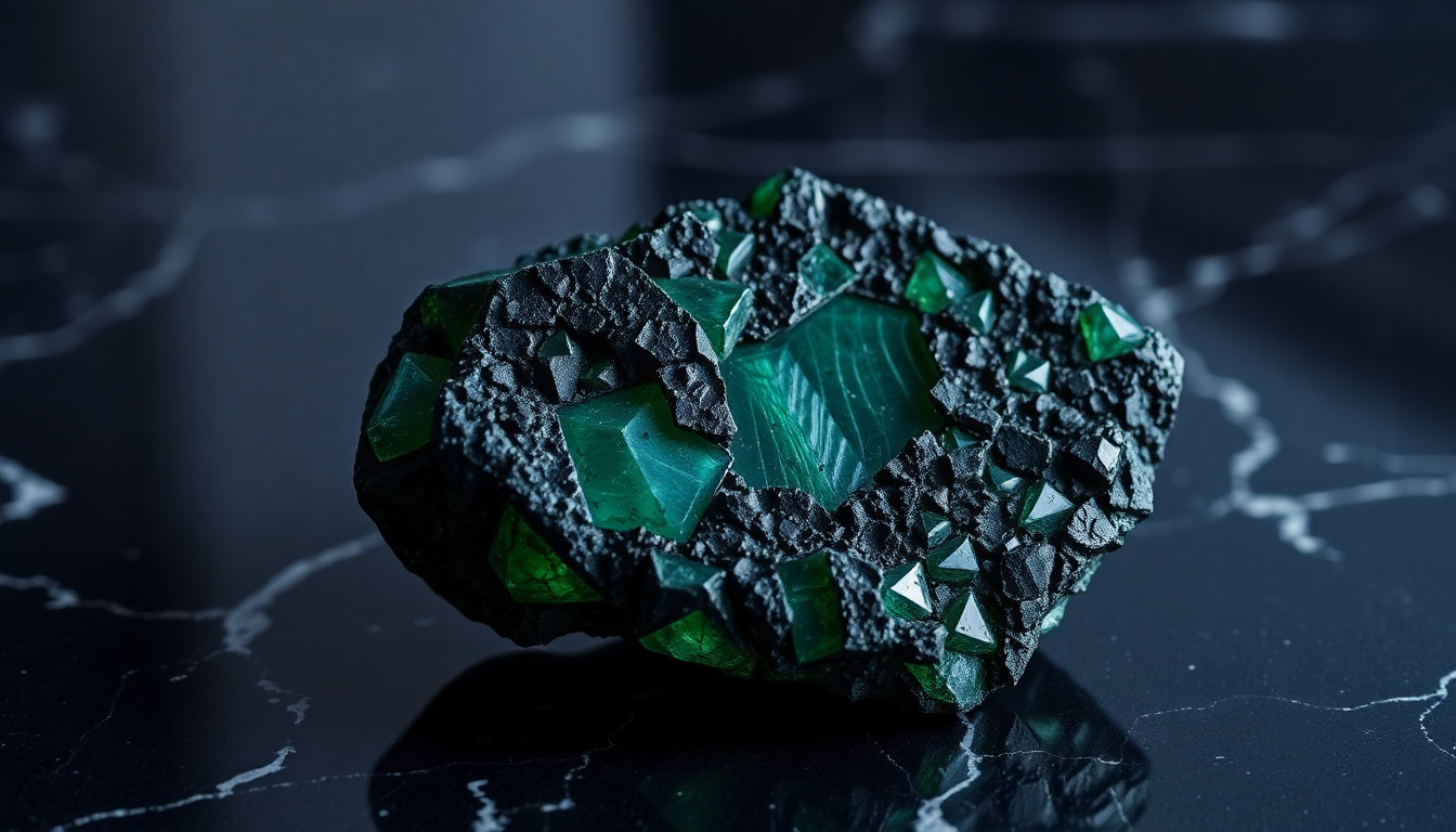 Discover the Captivating Beauty of Mottramite Gemstones: A Jeweler's Delight