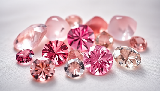 what gemstone is pink in color