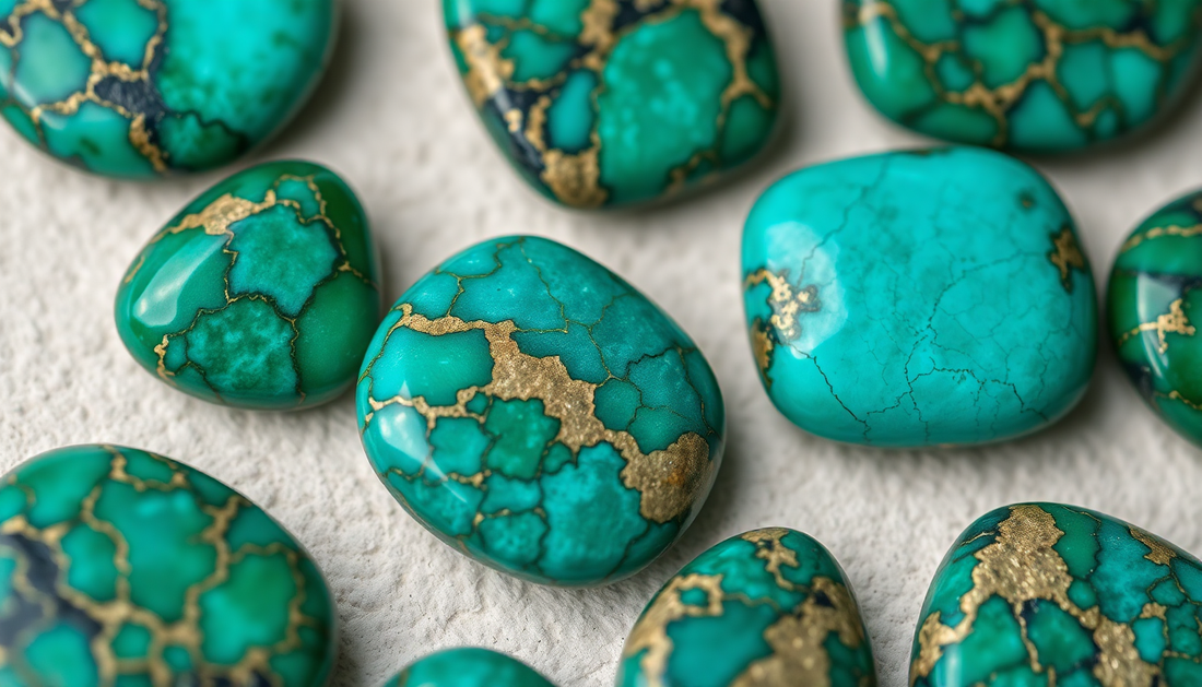 Unlocking the Beauty of Turquoise Matrix Chinese Green Gemstones