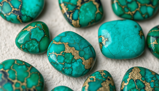 Unlocking the Beauty of Turquoise Matrix Chinese Green Gemstones
