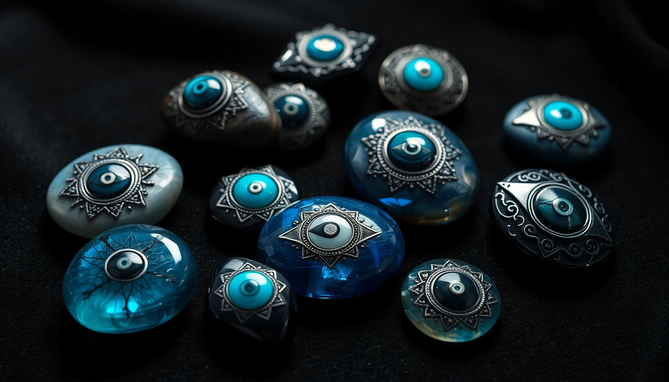 Unlock the Mystical Power of Carved Evil Eye Gemstones