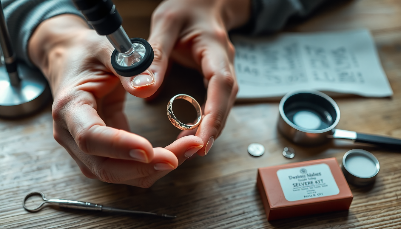 how to tell if ring is real silver