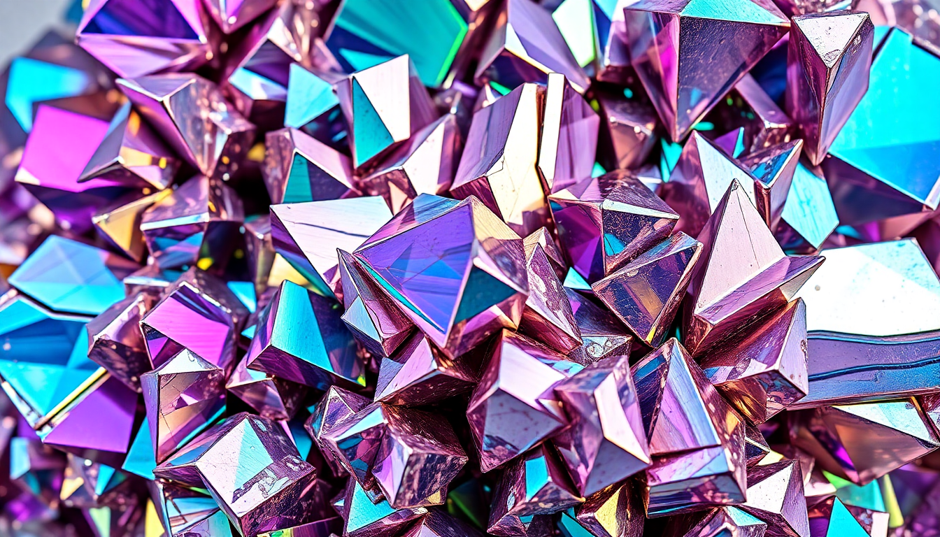 The Captivating Beauty of Bismuth Crystal Gemstones