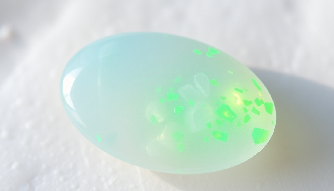 Unlock the Brilliance of Synthetic White Green Opal: A Gemstone Lover's Guide